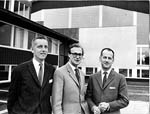 (Bild: 40) Arkitekterna som ritade skolan. SAR Jan Eriksson, Torgny Gynnerstedt och Bengt gren