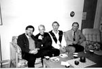 (Bild: 8) Samtliga ordinarie rektorer i samma bild: Stewe Claeson, Stig Helmers, Bertil Olsson och Rolf Sundn