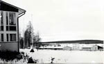 (Bild: 22) Frn Skinnskattebergs folkhgskola p vinter. Utsikt mot sjn ver lrarlngan