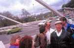 (Bild: 47) Finska linjen i Ungern 1993-04. P vg ver en av Budapests mnga broar.
