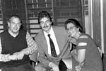 (Bild: 17) Julfesten 1995-12-18. Richard Ejdenbrant och Sven-Invar Liljeqvist med fru.