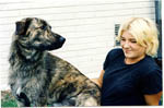 (Bild: 33) Elisabeth Blomberg med sin hund